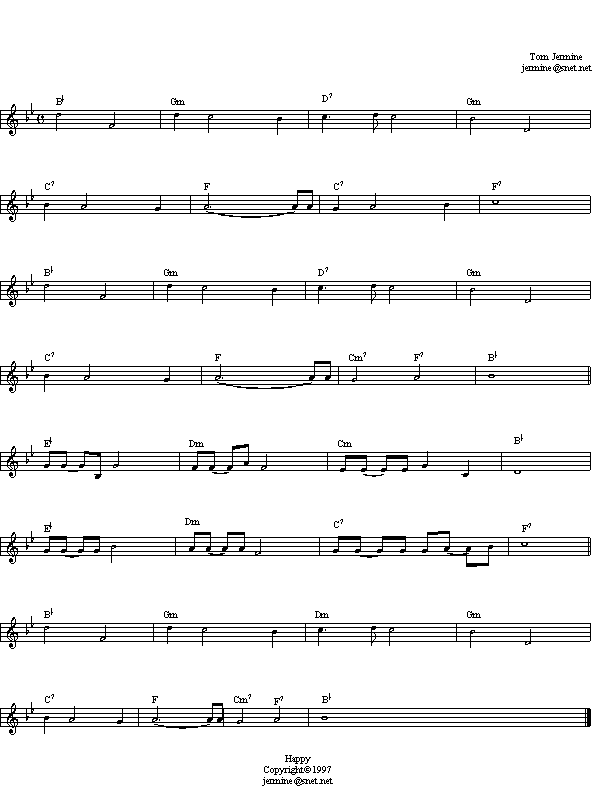 Transcrirt for Happy