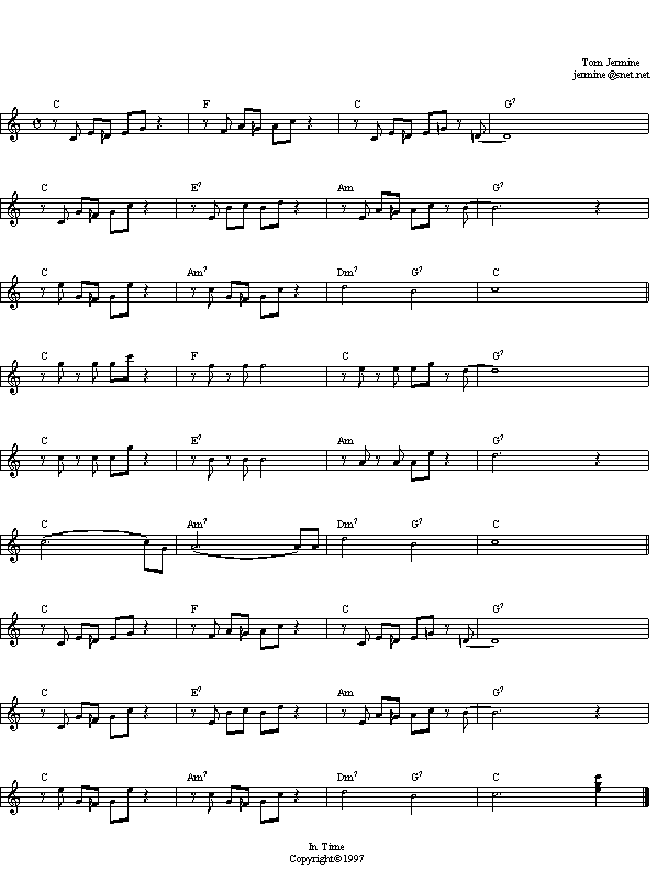 Transcrirt for In Time