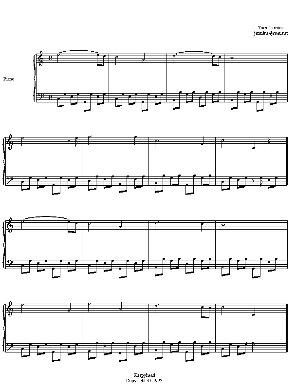 Transcrirt for Sleepyhead