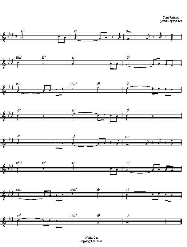 Transcrirt for Night Cap