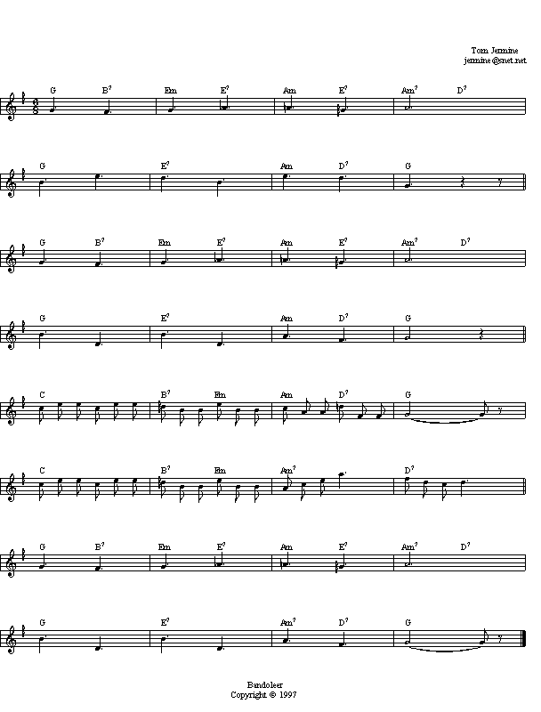 Transcrirt for Bandoleer