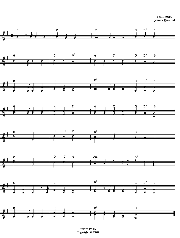 Transcrirt for Tavern Polka