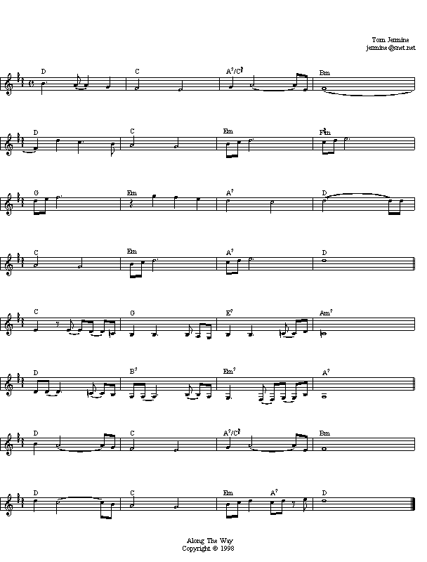 Transcrirt for Along The Way