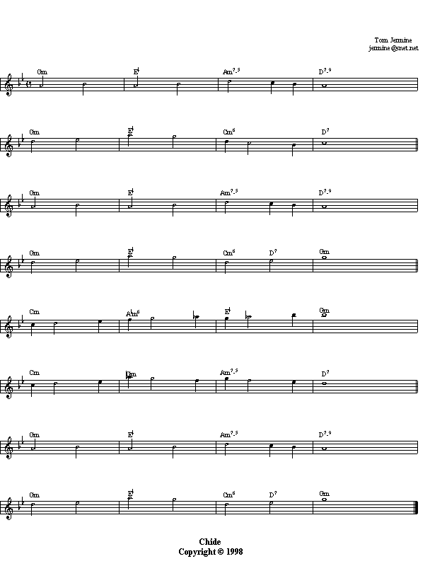 Transcrirt for Chide