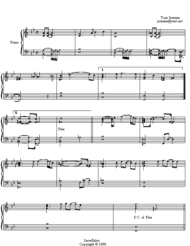 Transcrirt for Snowflakes